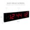 Ivation Huge 48" inch Digital LED Clock with Stopwatch, Alarms, Timer & Temp